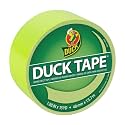 Duck 285225 Duct Tape, Fluo rescent, 1.88 Inches x 15 Yards, Single Roll, Fluorescent Citrus