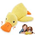 Duck Dog Toys,2026 New Calming Toy for Dogs,Dog Toys for Aggressive Chewers,Indestructible Toy for Large Small Dogs,Durable Stuffed Dog Puppy Toys (Yellow, Small)