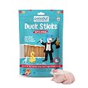 PETOSKA Duck Sticks- 100gms | Dog Treats Made with Duck Meat &amp; Chicken Meat | Highly Nutritious | Easy to Digest | Healthy Skin &amp; Coat | Suitable for All Dog Breeds | Pack of 1