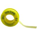 Duda Energy 250 Rolls of 1/2" x 260" Yellow Teflon Thread Seal Tape 1.2g/cm³, 89 Micron / 3.5 Mil, Pipe Sealant