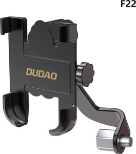dudao f22 premium phone mount for rearview mirror 360 rotation adjustable universal bike mobile holder