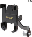 DUDAO F22 Premium Phone Mount For Rearview Mirror, 360° Rotation Adjustable, Universal Bike Mobile Holder