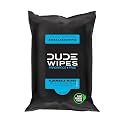 DUDE Wipes Unscented Adult Flushable Travel Wipes, Camping, 18 Count