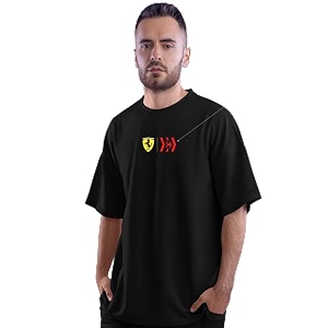 DUDEME Charlers Lec Oversized T-Shirt for Car
