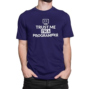 DUDEME Trust Me Im a Programmer Half