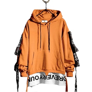 DUDHUH Mens Hoodie Fashion Pullover Letter Print