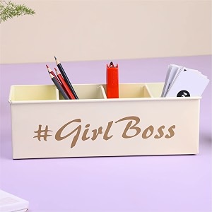 dudki 4 compartment desk organizer pen holder for study table office desk
