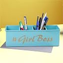 dudki 4 Compartment Desk Organizer Pen Holder for Study Table, Office Desk