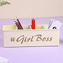 dudki 4 Compartment Desk Organizer Pen Holder for Study Table, Office Desk