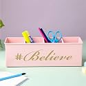 dudki 4 Compartment Desk Organizer Pen Holder for Study Table, Office Desk