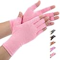 Duerer Arthritis Gloves Women Men, Carpal Tunnel, Rheumatiod, Tendonitis, Fingerless Hand Thumb Compression Gloves