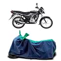 DUFFEL-Two Wheeler Bike Cover Compatible for Bajaj-Platina-100-Black