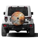 Dujiea Autumn Scenery Spare Tire Cover with Backup Camera Hole, Universal Wheel Tire Cover Tire Protectors for Trailer RV Van SUV Truck Camper and Many Vehicle 16inch