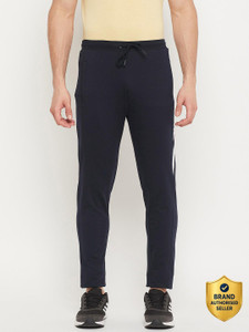 DUKE Solid Men Blue Track Pants