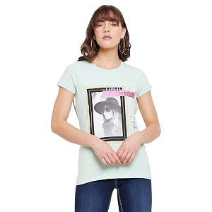 Duke Solid Slim Fit Women Top