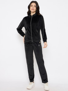 duke solid women track suit