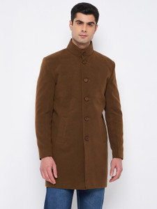 duke wool blend solid coat