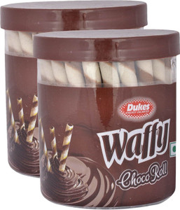 dukes waffy choco wafer rolls 250 gram combo 250 gram x 2 wafer rolls 2 x 250 g