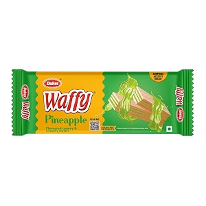 dukes waffy - refined wheat flour pineapple flavoured creamy amp crunchy wafers6055 gram