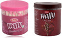 Dukes Waffy Wafers Chocolate Rolls 250 GRAM AND STRAWBERRY ROLLS 250 GRAM Wafer Rolls (2 x 250 g)