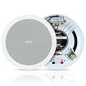 DULCET DC-CS6X 6.5 inch 10W Full Range 8 Ohms Wired Line Ceiling Speaker with Dedicated 100V Constant Supply Input &amp; Line Matching Transformer specifically for PA Amplifier with 100V line Output