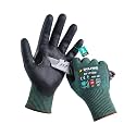 DULFINE A3/A4/A9 Cut Resistant 2/3/6/12 Pairs Work Gloves for Men &amp; Women