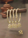 Dulhan Alloy Crystal Gold-plated Kada