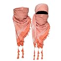 Classic Multicolor Army Military Head Scarf, Shemagh Arabian Palestine Arafat Keffiyeh Ghutra Ghaza Rafah, Face and Neck Scarf for Men &amp; Women in Summer Winter Cotton Desert scarves (46x46 Inch)