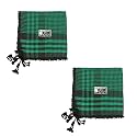 Classic Multicolor Army Military Head Scarf, Shemagh Arabian Palestine Arafat Keffiyeh Ghutra Ghaza Rafah, Face and Neck Scarf for Men &amp; Women in Summer Winter Cotton Desert scarves (46x46 Inch)