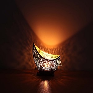 duli divine shadow fancy tea light holder in metal tea light for home dcor diwali decoration antique look tealight votive table top decor wall decor boatvotivesm-black