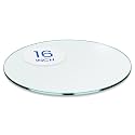 Dulles Glass 16 inch Round Glass Table Top - Tempered - 3/8" Thick Glass Surface, Safe Flat Polished, Multipurpose for Dining Table, Patio, Coffee and End Table
