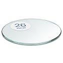 Dulles Glass 26" Round Glass Table Top, 3/8" Thick Clear Tempered Replacement Glass, Pencil Polished Edge for Coffee, Dining, Patio Tables &amp; Furniture Protection