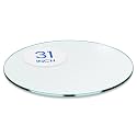 Dulles Glass 31 inch Round Glass Table Top - Tempered - 1/4" Thick Glass Surface, Safe Flat Polished, Multipurpose for Dining Table, Patio, Coffee and End Table