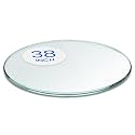 Dulles Glass 38 inch Round Glass Table Top - Tempered - 3/8" Thick Glass Surface, Safe Pencil Edge, Multipurpose for Dining Table, Patio, Coffee and End Table