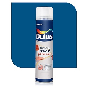 dulux simply refresh spray paint  diy quick drying gloss finish for metal wooden furniture plastic walls cars amp bikes  400ml phiroza