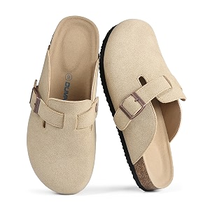 Dumalum Suede Clogs for Women Men