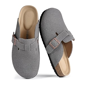 Dumalum Suede Clogs for Women Men