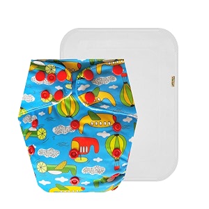 premium cloth diaper with cotton insert pack of 1  snug fit  breathable  easy to clean  ideal for toddlers  3 months  3 years  unisex baby