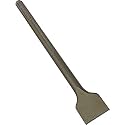 DUMDAAR SDS Max Shank Flat Spade Pointed Chisel for Demolition hammer Concrete Breaker Jack Hammer Tool bit for Tile Chipping/Wall Slotting/Scraping Masonry Brick (17X280X50 mm)