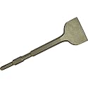 DUMDAAR SDS Max Shank Flat Spade Pointed Chisel for Demolition hammer Concrete Breaker Jack Hammer Tool bit for Tile Chipping/Wall Slotting/Scraping Masonry Brick (17x280x75 mm)