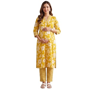 DUMMY SHAPE Maternity Dresses for Women Cotton