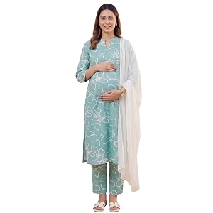 DUMMY SHAPE Maternity Dresses for Women Cotton