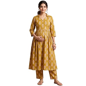 DUMMY SHAPE Maternity Dresses for Women Cotton