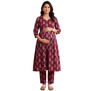 DUMMY SHAPE Maternity Dresses for Women Cotton