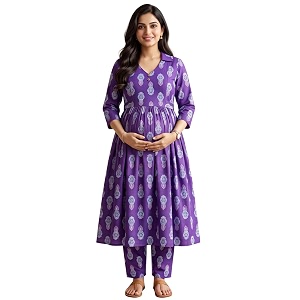 DUMMY SHAPE Maternity Dresses for Women Cotton
