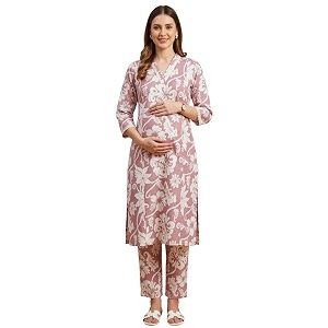 DUMMY SHAPE Maternity Dresses for Women Cotton