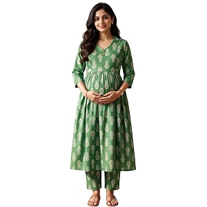DUMMY SHAPE Maternity Dresses for Women Cotton