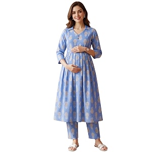 DUMMY SHAPE Maternity Dresses for Women Cotton