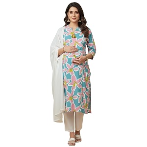 DUMMY SHAPE Maternity Dresses for Women Cotton