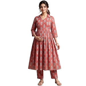 DUMMY SHAPE Maternity Dresses for Women Cotton